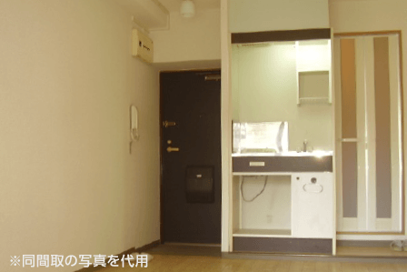 コンパクトな1R/1Kにおける「3点ユニット」の解消と「室内洗濯機置場」の新設 - AFTER 2