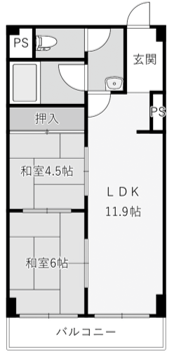 「和室二間続き」の解消と 「家事動線」の確保 - AFTER 1