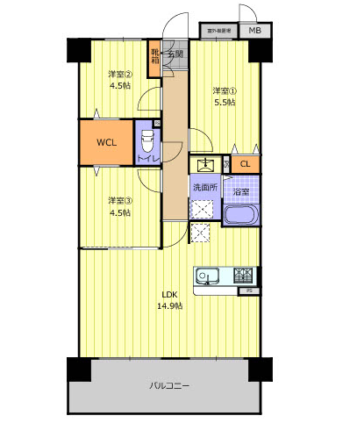 築30年の3LDKをリノベーションで再活性化 - AFTER 1